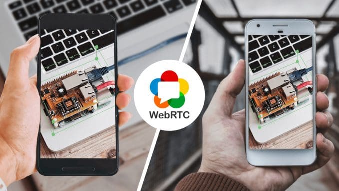 Augmented reality for remote assistance via WebRTC in Android app