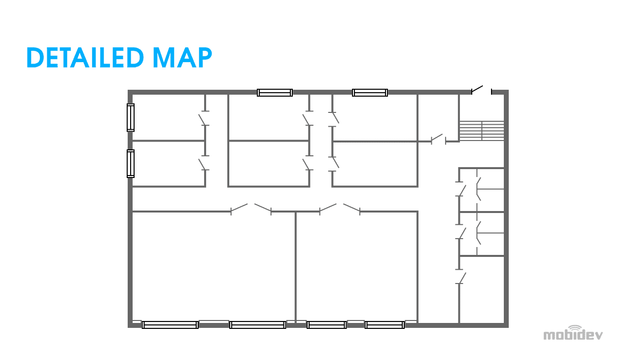 Map creation for AR indoor navigation app