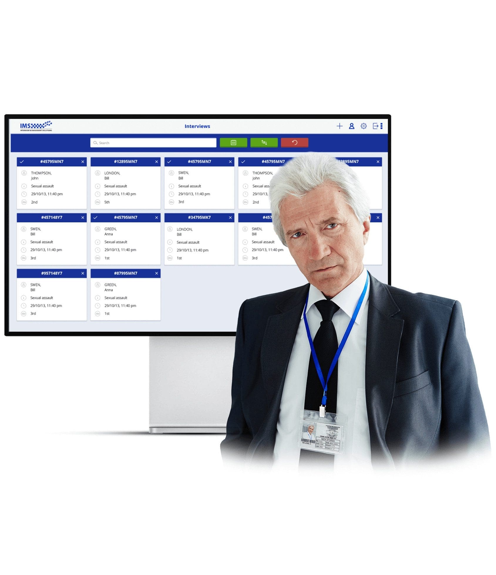 Custom interviewing software development for law enforcements