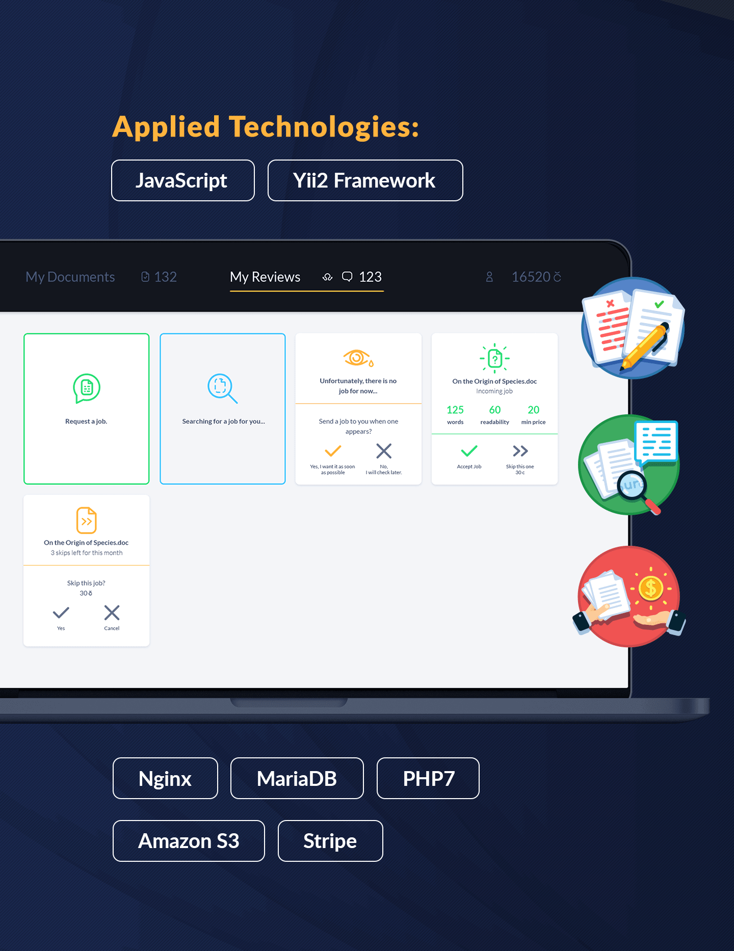 Thorough and сreative UI/UX design stage