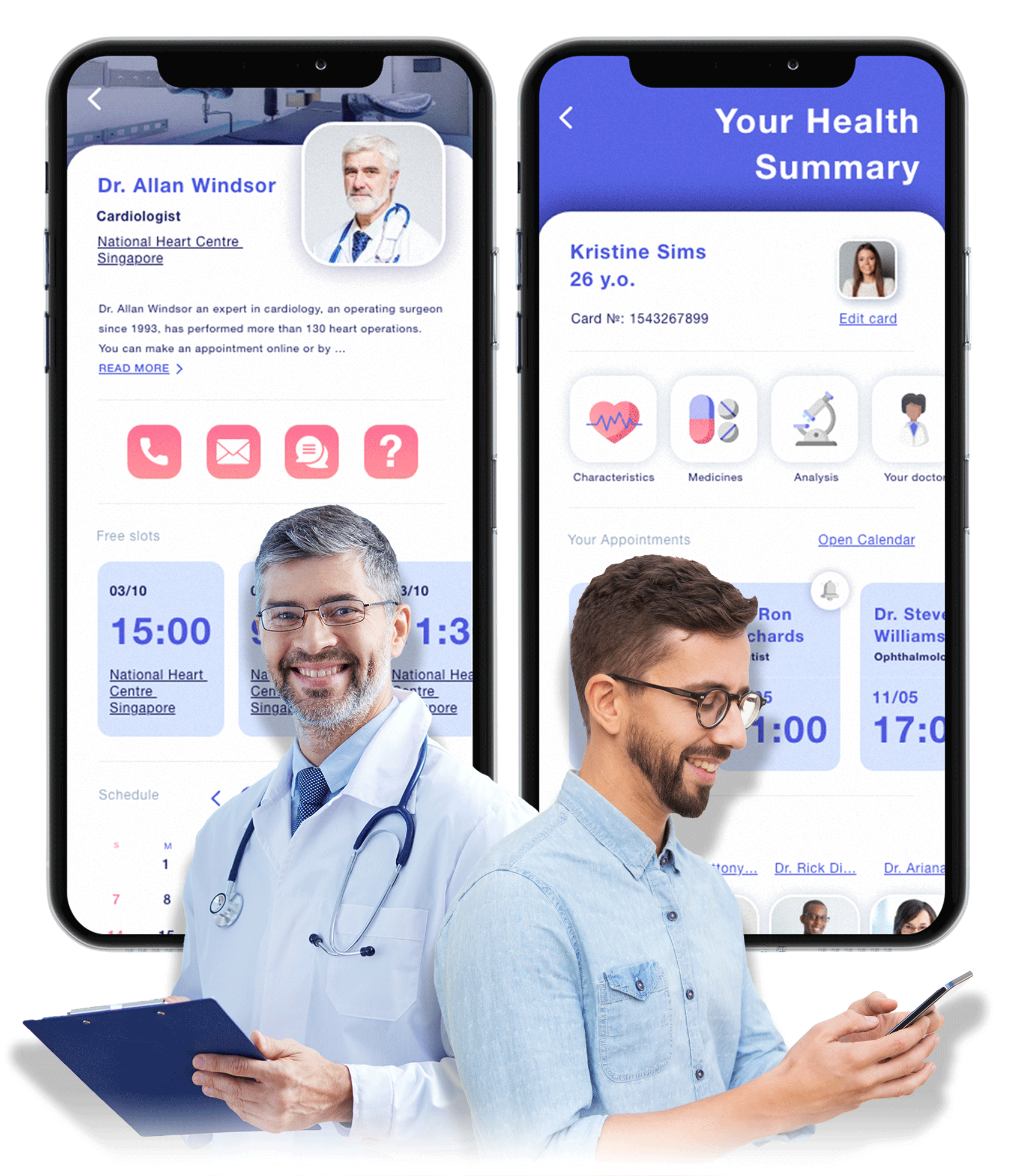 Cross-platform Mobile and Web solutions to integrate patient-doctor interactions and data exchange