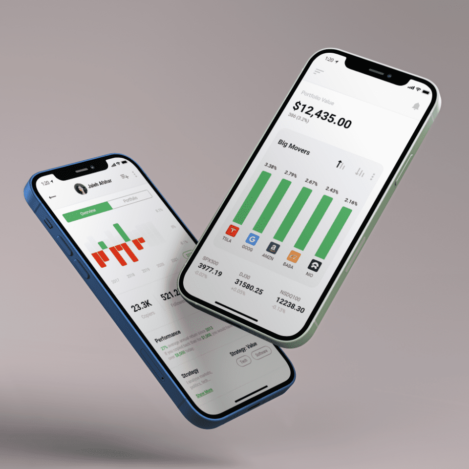 Cryptocurrency Trading Platform_mobile app screens-m