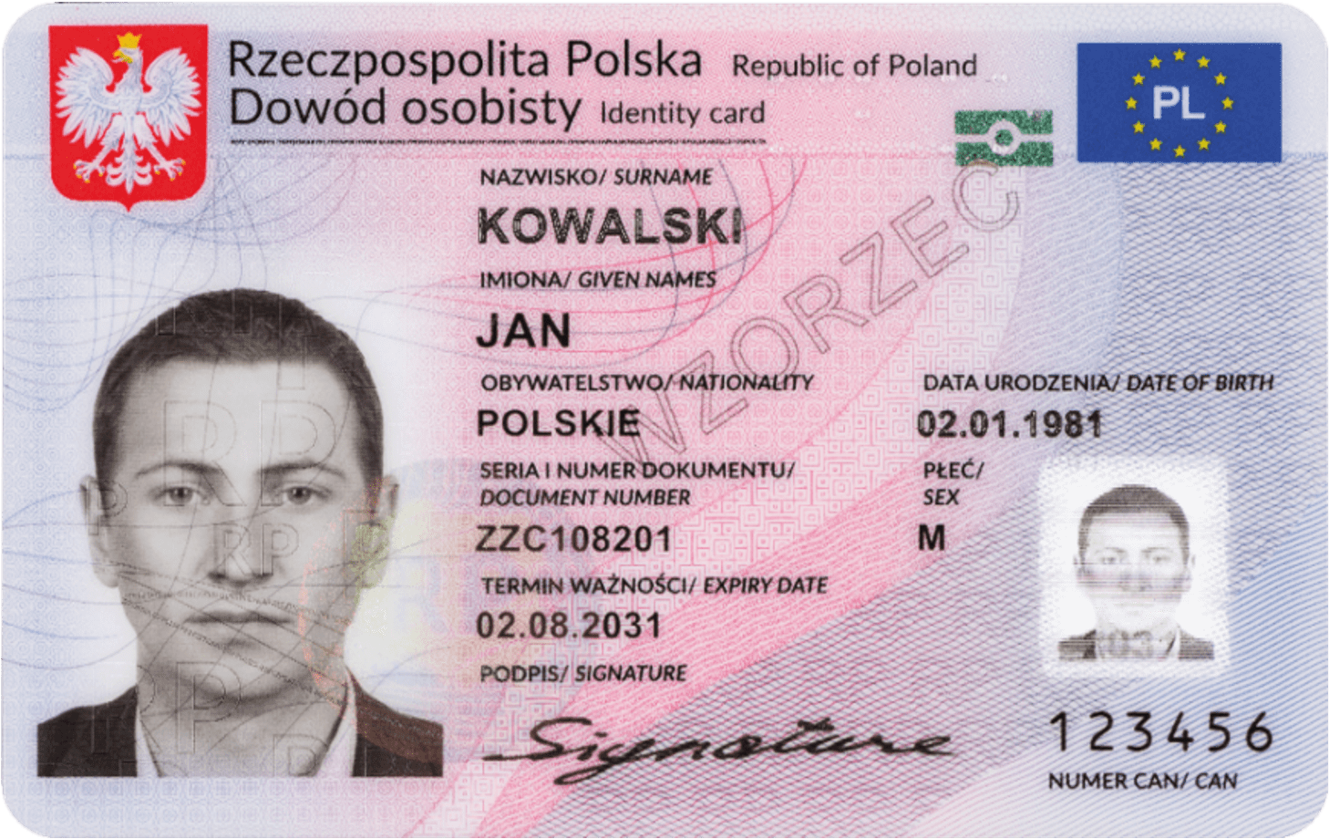 Polish ID card