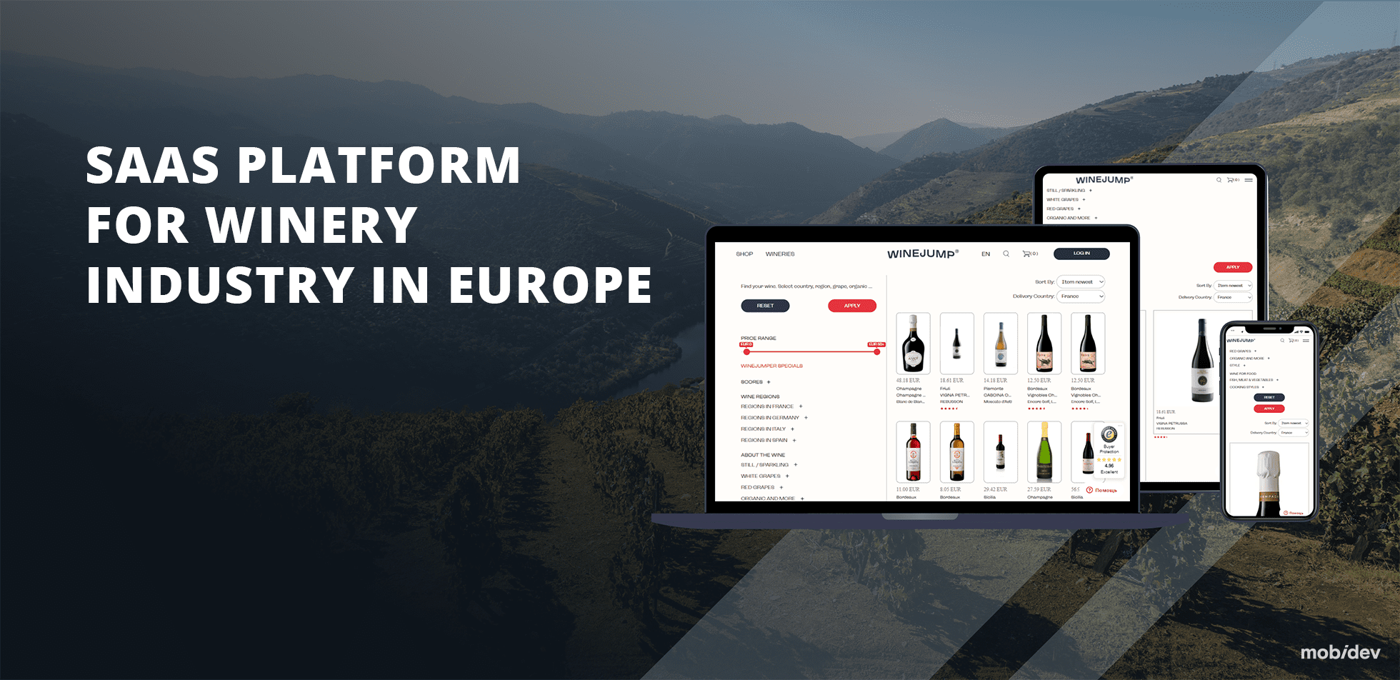 SaaS Platform for Winery Industry in Europe