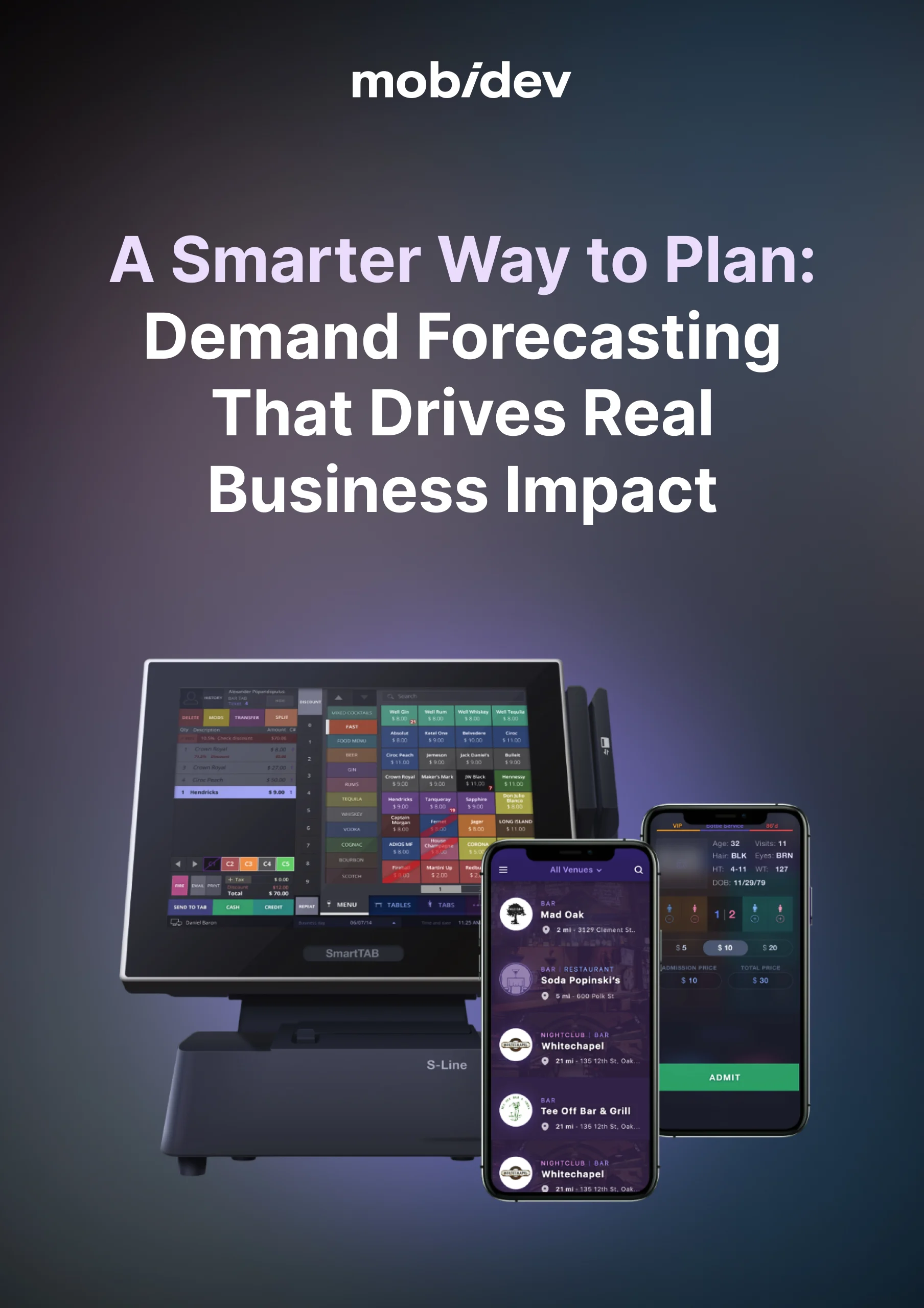 Demand Forecasting Cover <h1>Plan Smarter,<br />
Perform Stronger:<br />
Demand Forecasting<br />
That Fuels Growth</h1>