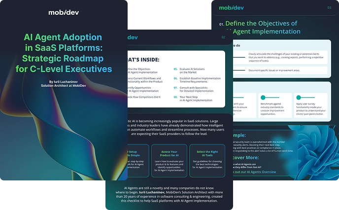 AI Agent Adoption in SaaS Platforms tablet