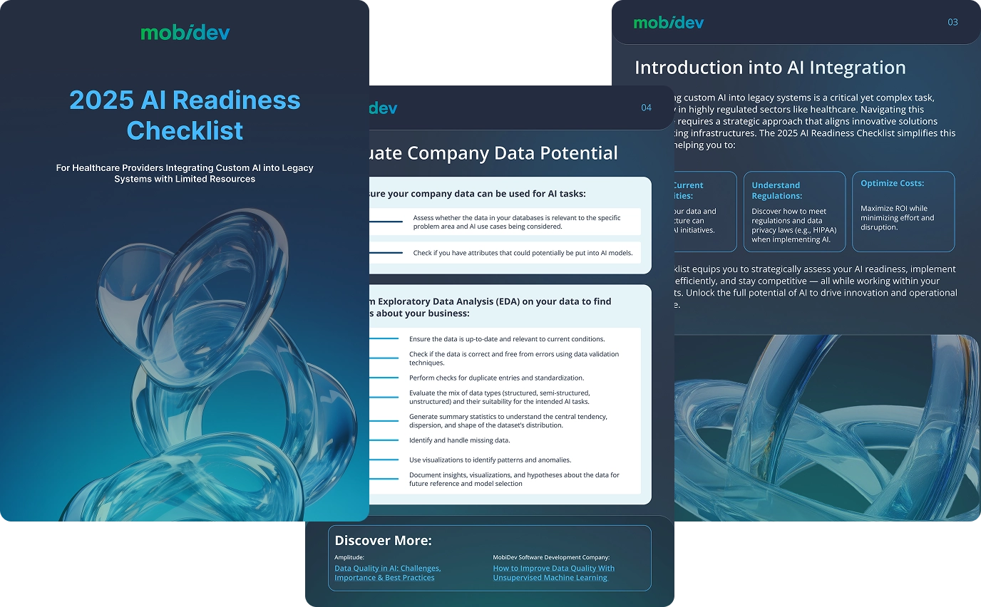 AI Readiness Checklist For Healthcare Providers Integrating Custom AI into Legacy Systems with Limited Resource