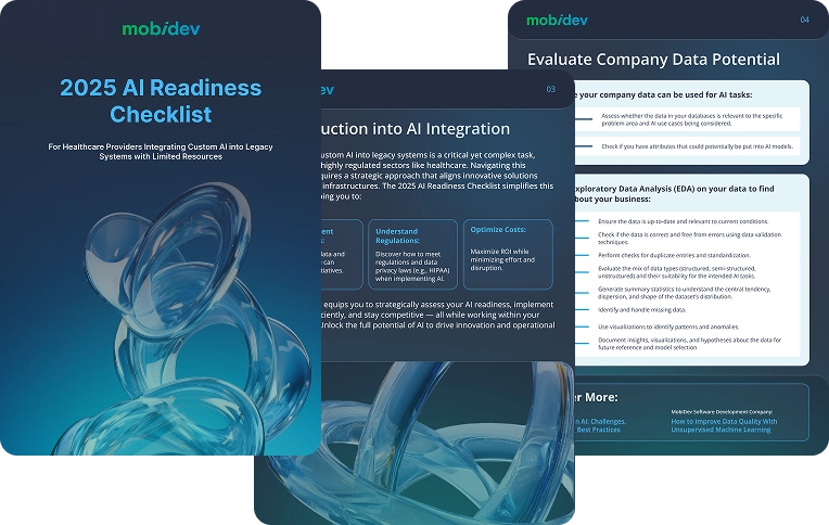 AI Readiness Checklist For Healthcare Providers Integrating Custom AI into the Legacy Systems with Limited Resources