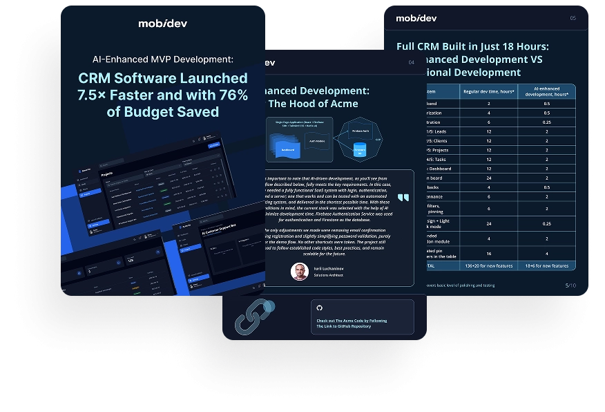 mobile use case page AI-Enhanced MVP Use Case: Preview
