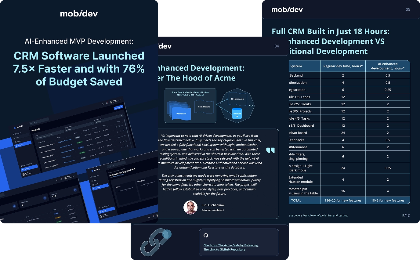 tablet use case page AI-Enhanced MVP Use Case: Preview