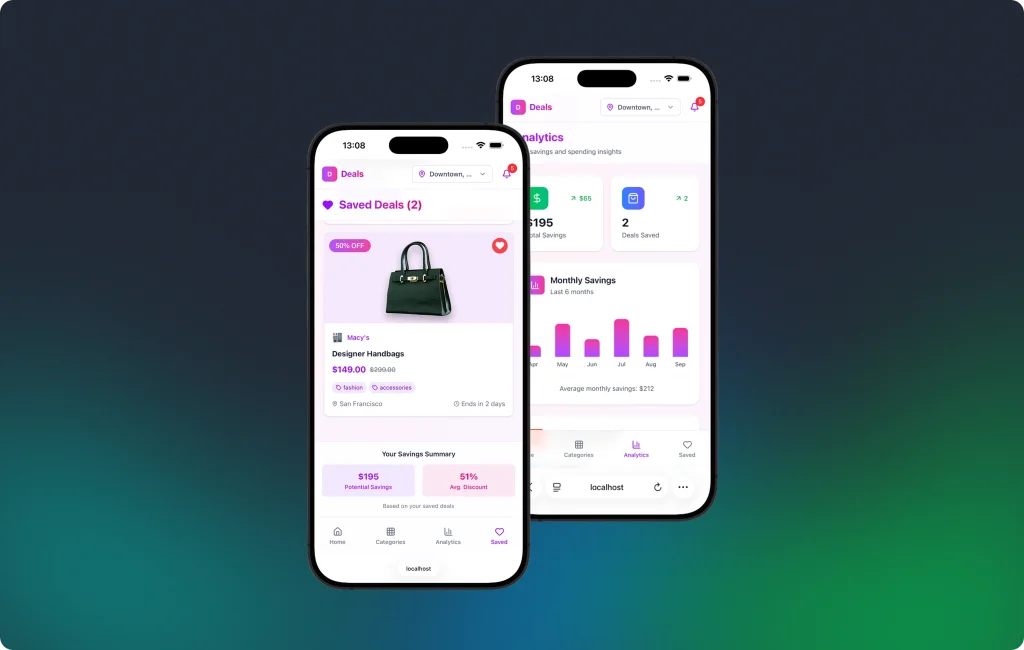 MVP for Mobile Deal Discovery Platform Case Preview