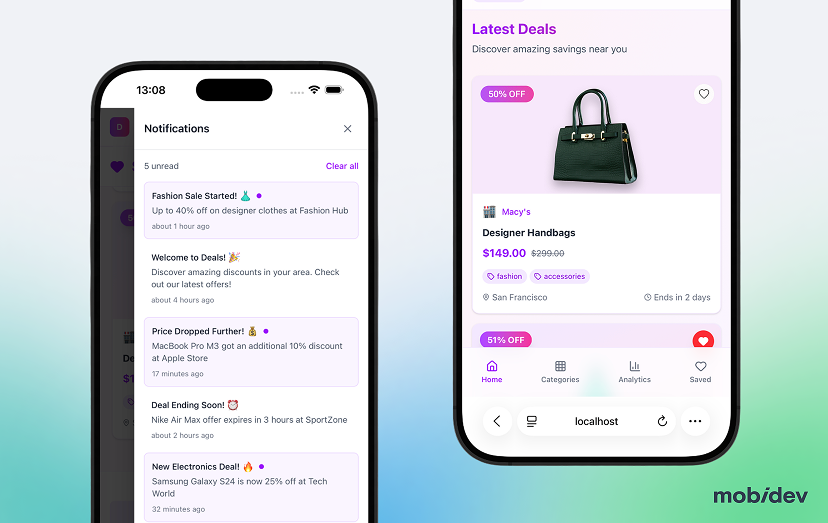 Project Scope & Deliverables of the MVP for Mobile Deal Discovery Platform