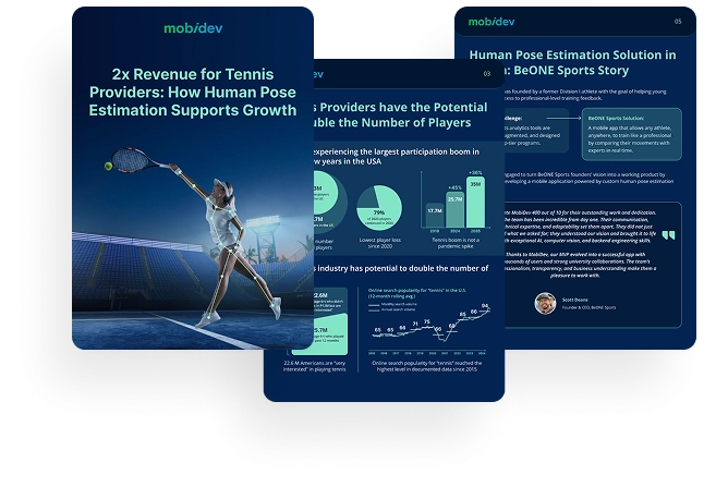 computer vision hpe improves tennis training mobile use case page