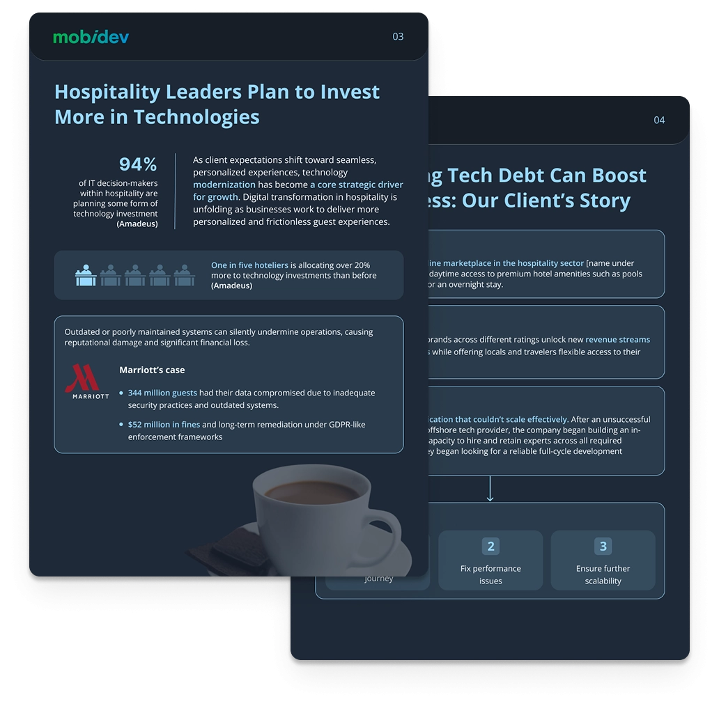 Legacy Software Systems in Hospitality Use Case: Preview