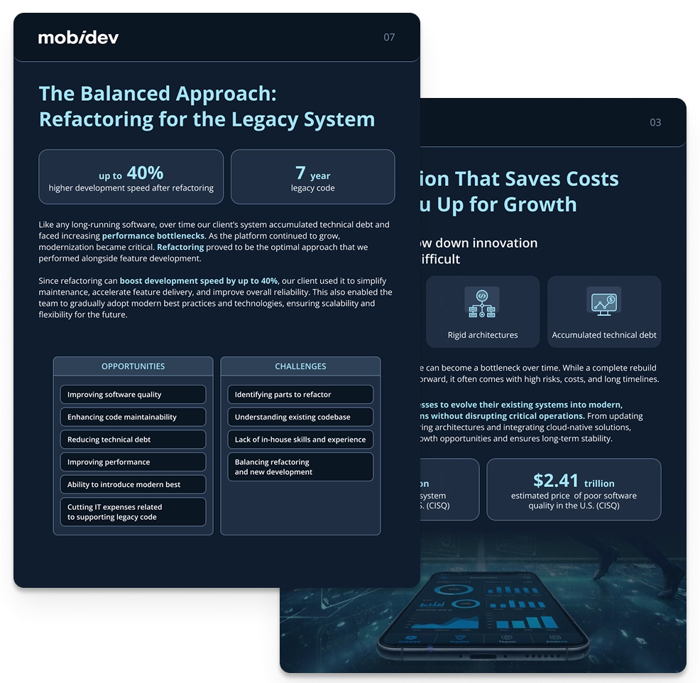 Sports Software Modernization Use Case: Preview